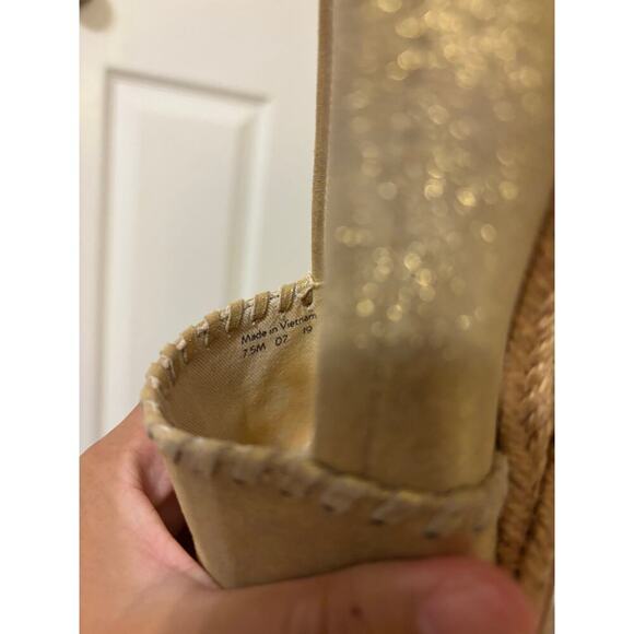 Jack rogers Palmer wedge heel espadrille sandals sz 7.5 - Picture 9 of 9